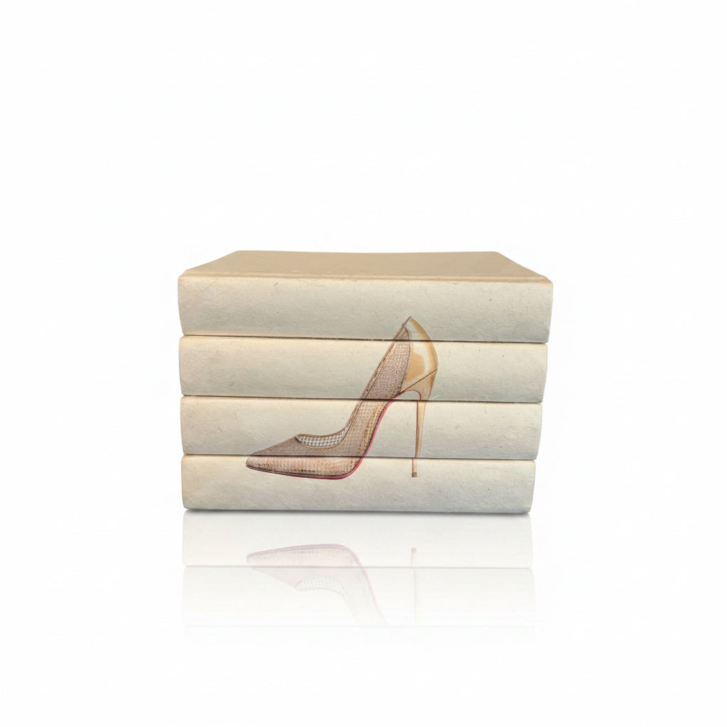 E Law Heels 4 Vol Book Set - Gold Mesh Hot Heels