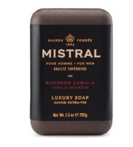 Mistral Men's Bar Soap - Bourbon Vanilla - 250gr