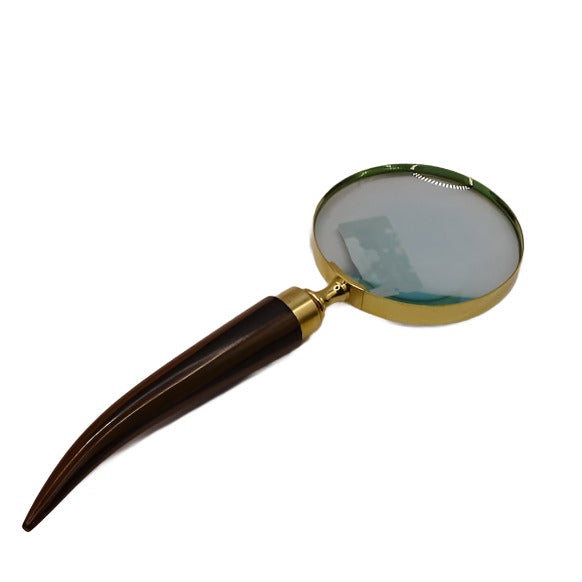A Sanoma Bone & Horn Stripe Magnifier