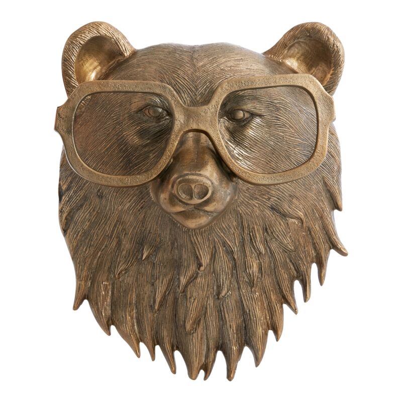 Accent Decor Gold Wall Mount - Beatrice Bear