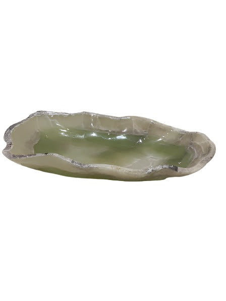 Asian Loft Polished Onyx Bowl - Green