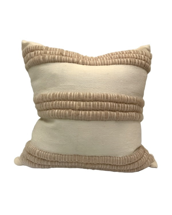 DEC Wooly Channels Pillow 23x23
