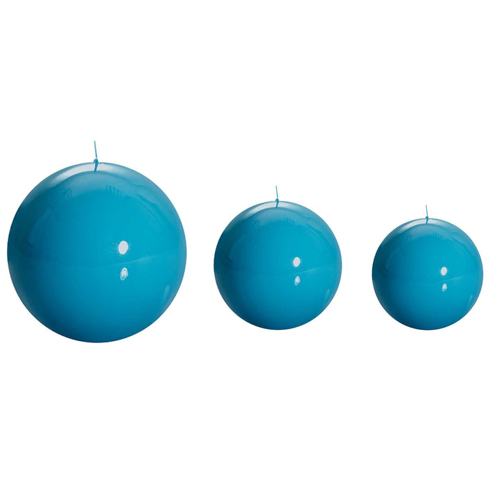 Meloria Ball Candle Medium Turquoise