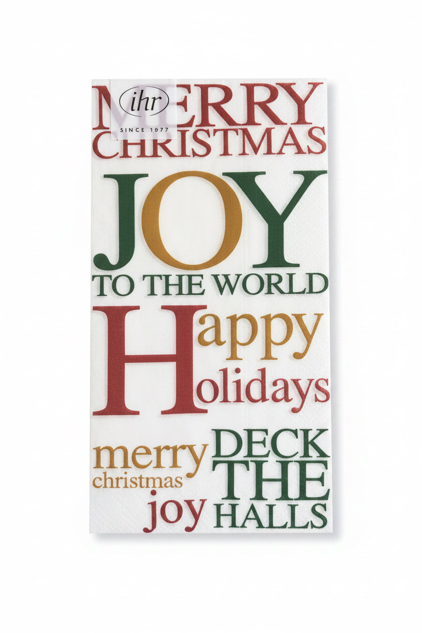 Boston Guest Towel - Joy to the World