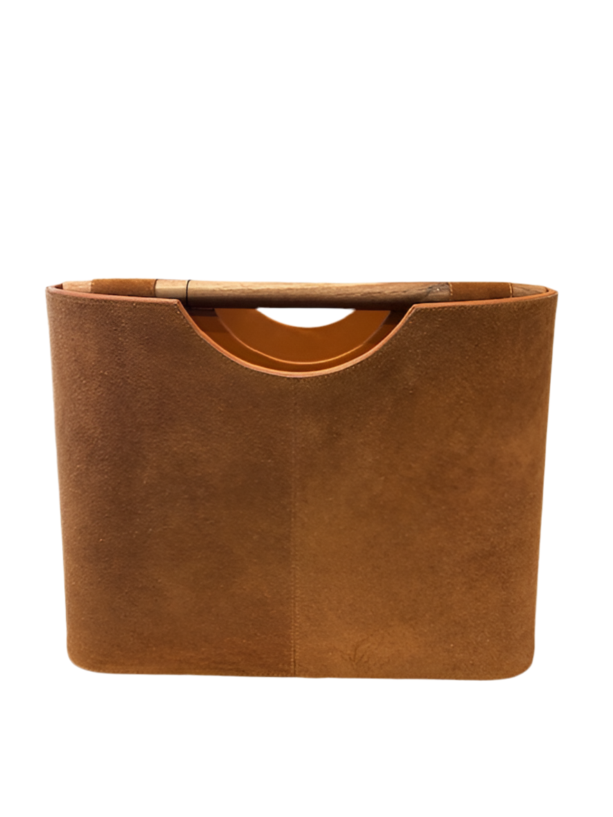 Go Home Prescott Suede Magazine Rack