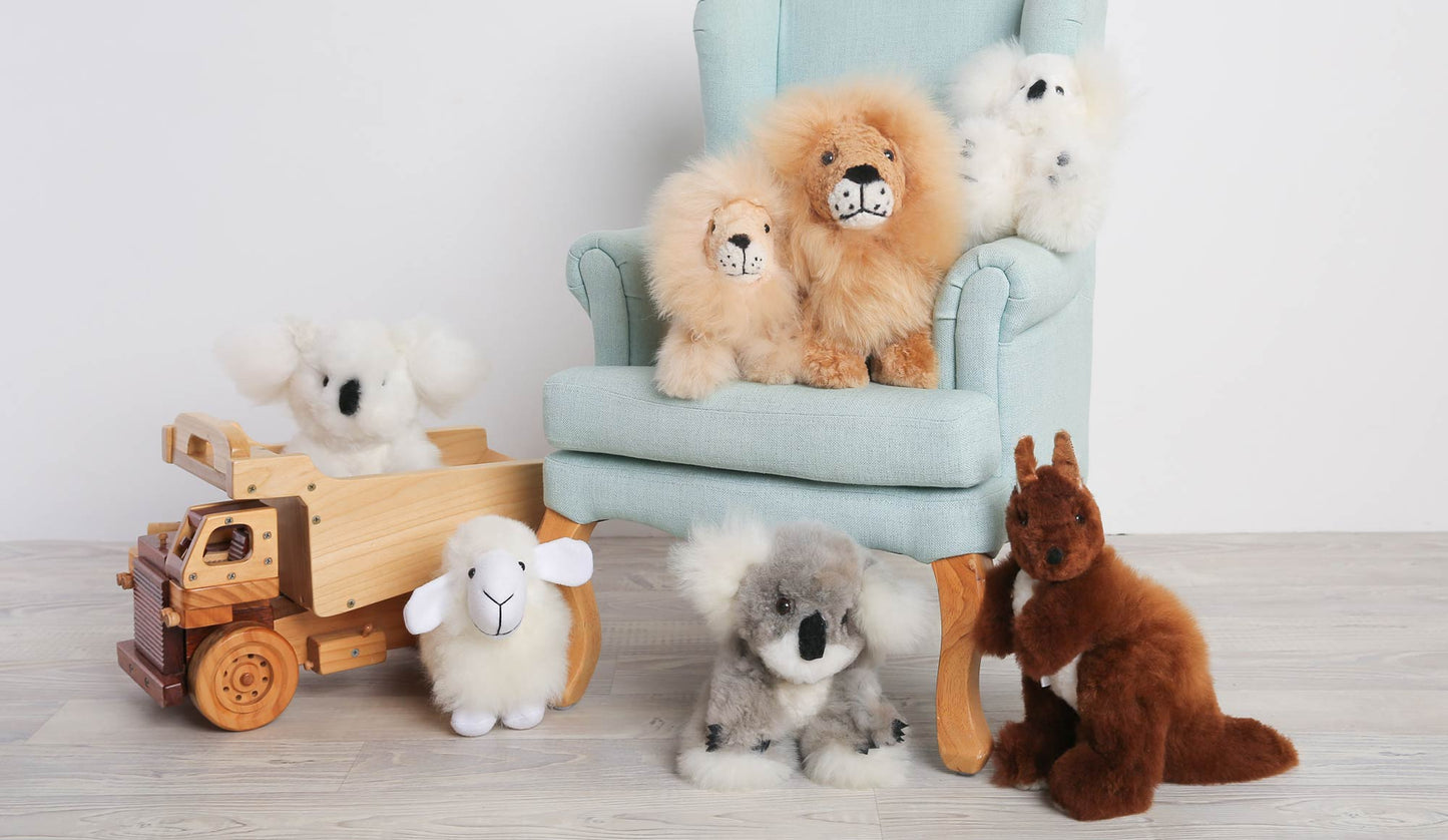 Fibre Alpaca MD Animal Lion BrownTan
