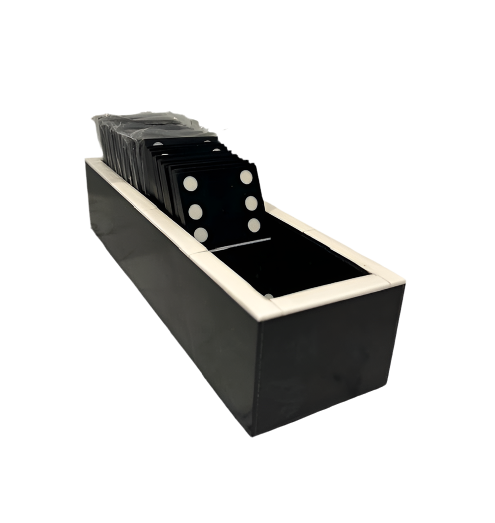 A Sanoma Domino Set - Black