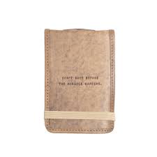 Mini Don’t Quit Leather Journal