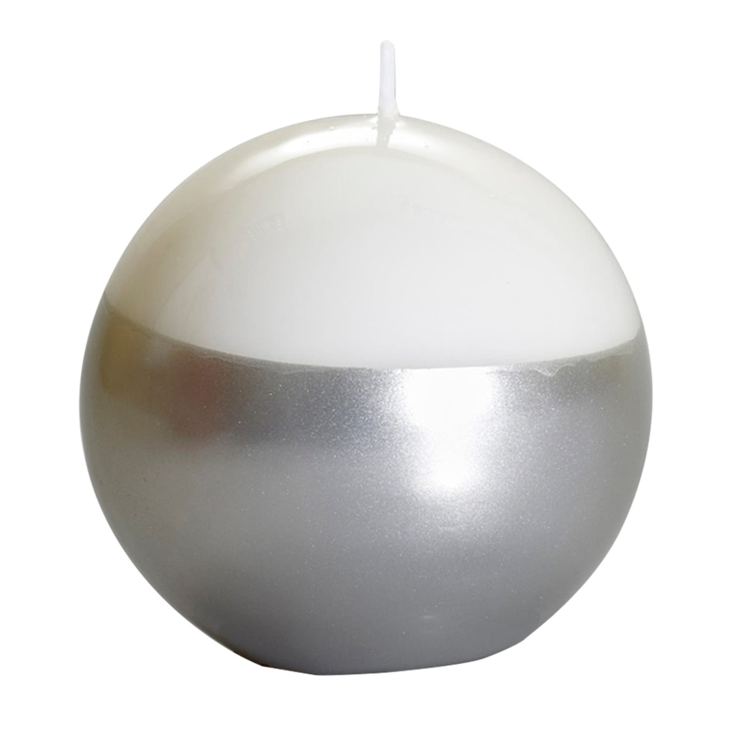Meloria Glamour Large Candle White/Silver