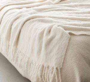Dove & Donkey Woolly Mammoth Cloud Throw