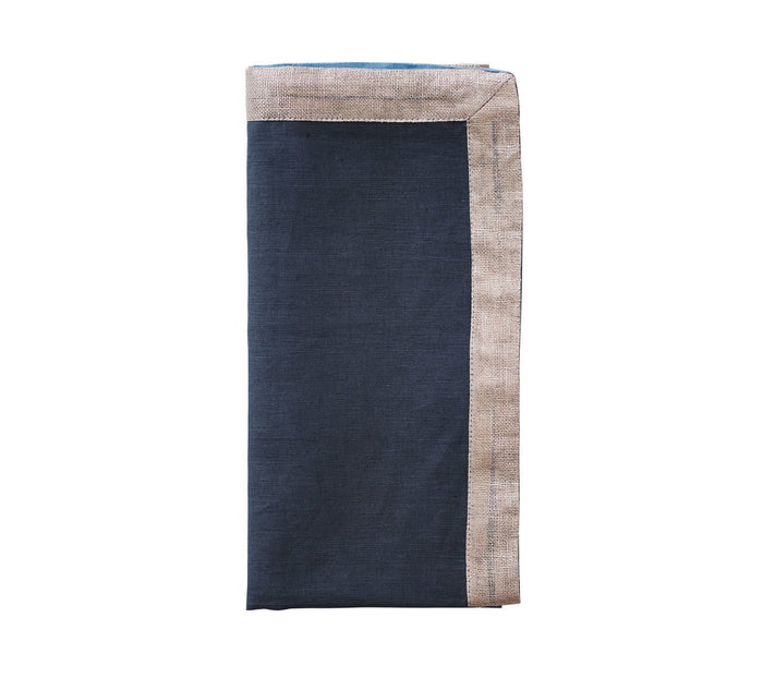 Kim Seybert Dip Dye Napkin - Navy/Blue