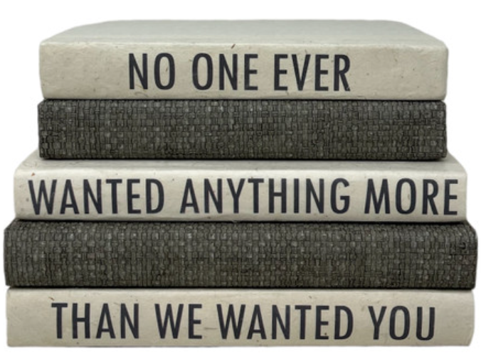 5-Volume Baby Quotes - Grasscloth