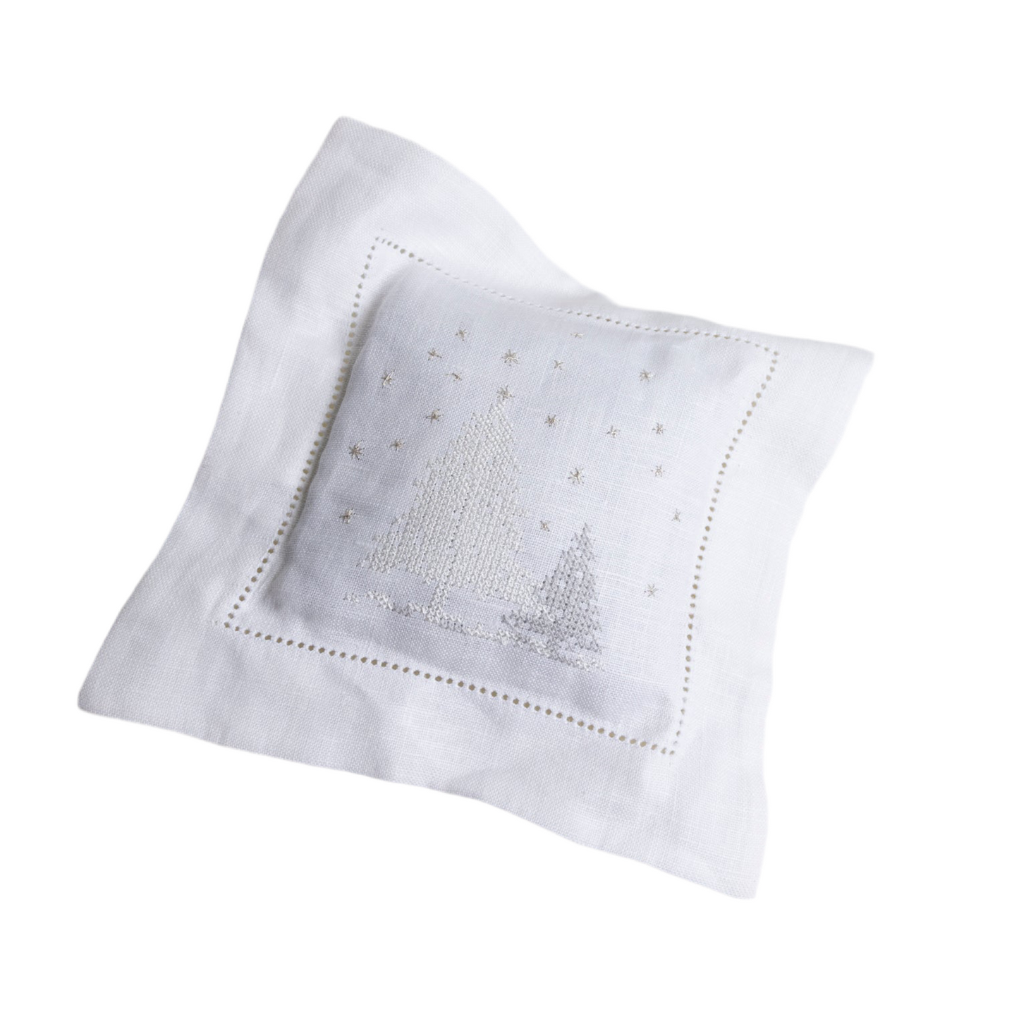 Teresa Xmas Tree Perfume Sachet - Silver