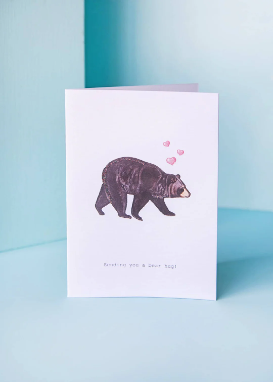 Margo Elena Bear Hug Card