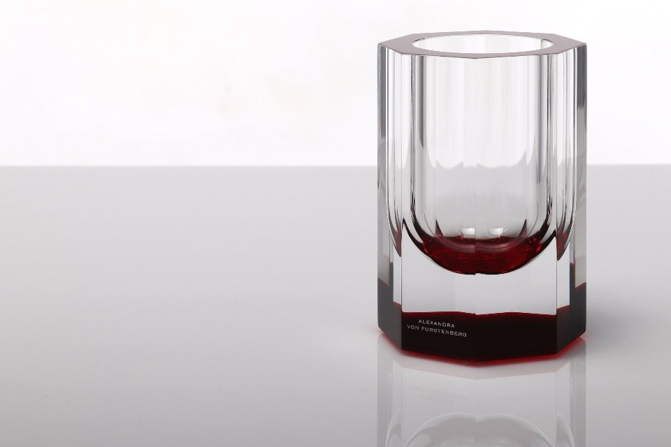 AVF Voltage Bolt Vase - Ruby