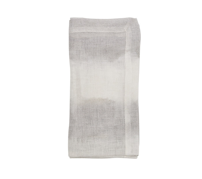 KS Watercolor St Napkin Wh/Gray