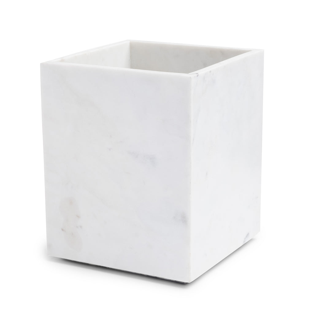 Kassatex Tripoli Marble Waste Basket