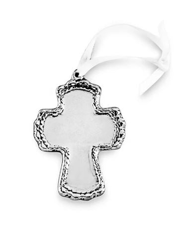 Beatriz Ball Cross Ornament - Cord