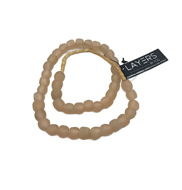 ONE AFRICAN PINK BEADS