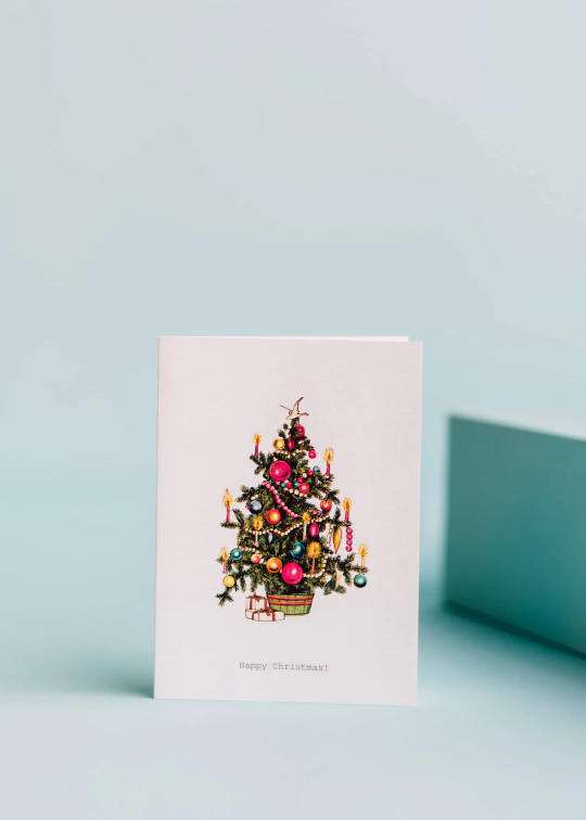 Margo Elena Happy Christmas Tree Card