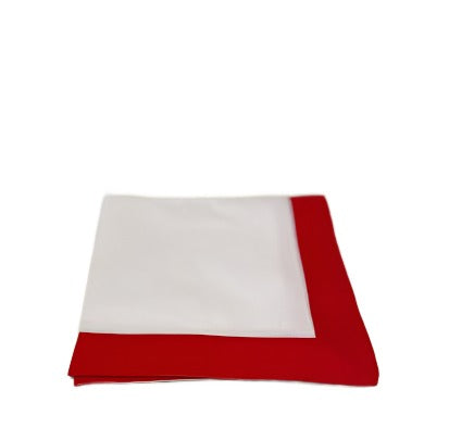 Boutross Red Border Napkin