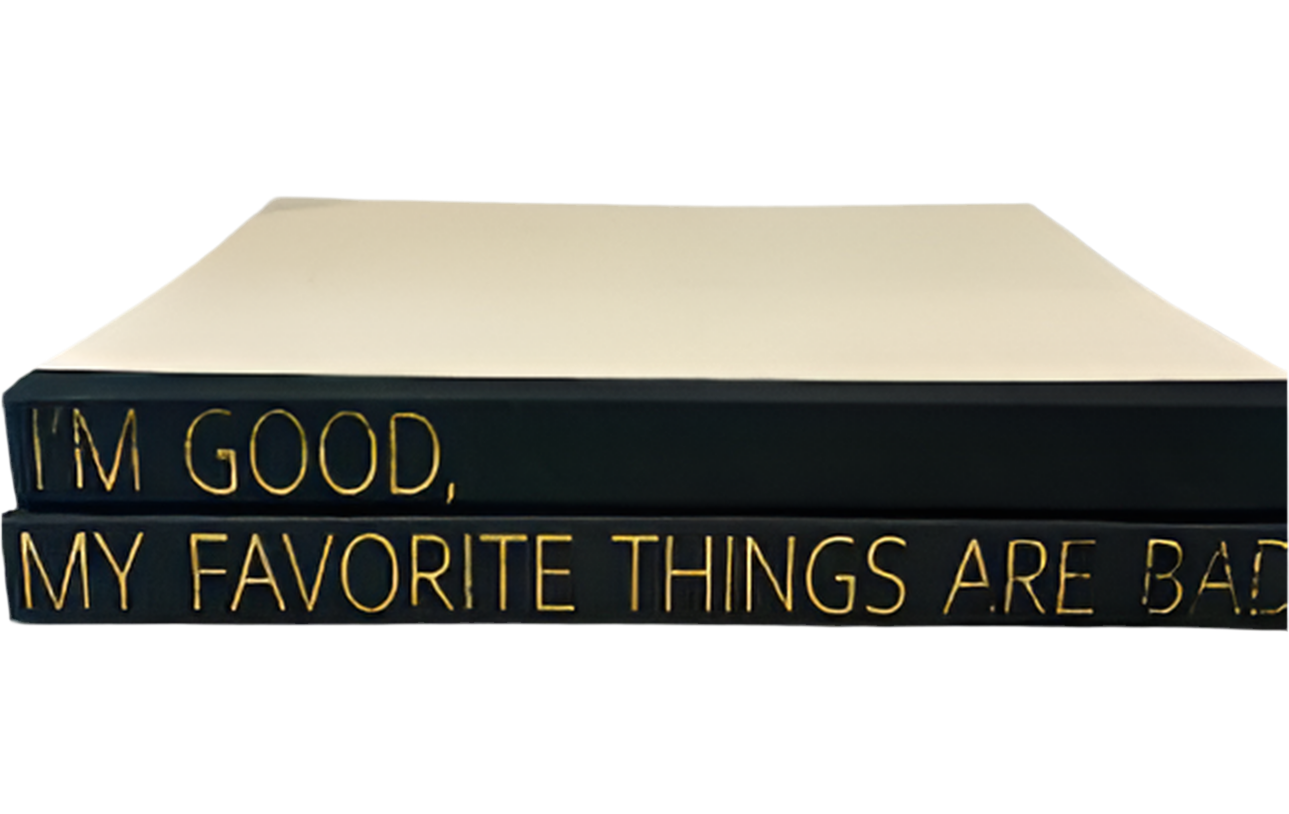 E Law Gold Lettered Pithy My Favorite Things