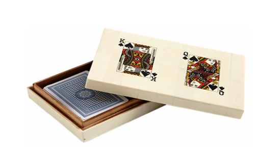 A Sanoma Double Card Box with Cards