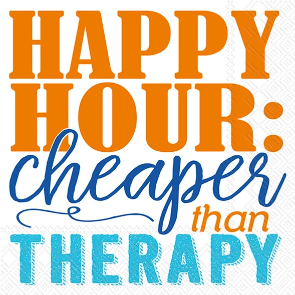 Boston Cocktail Napkin Cheaper than Therapy