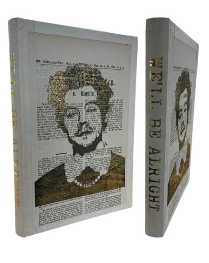 E Law Gold Gilded Artist Journal - Harry