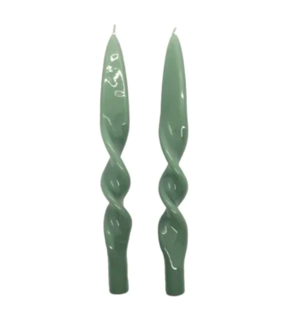 Graziani Denise Taper Candle S/2 - Jade