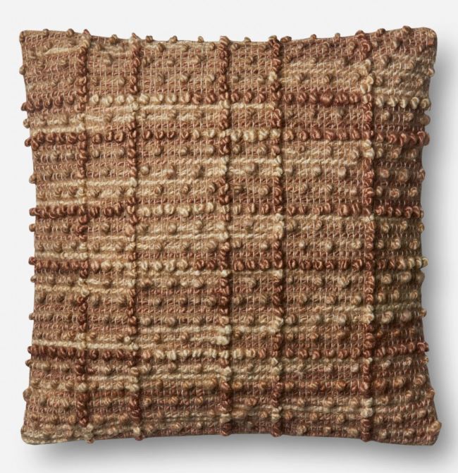 Loloi Natural Pillow 22x22