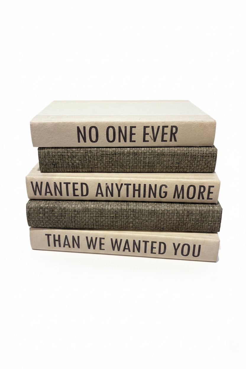 5-Volume Baby Quotes - Grasscloth