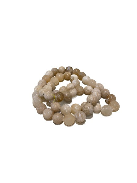 Asian String 50 Beads - Tan