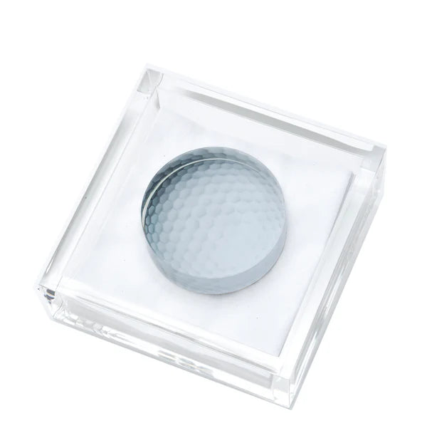 Tara Wilson Cocktail Napkin Holder Set - Golf