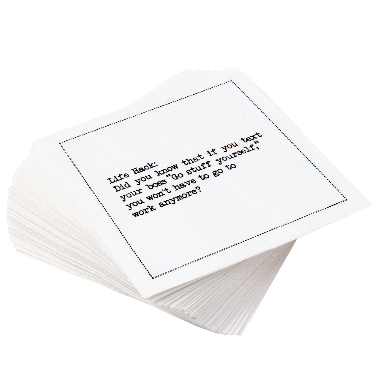 Five Star Napkins - Inappropriate Quotes