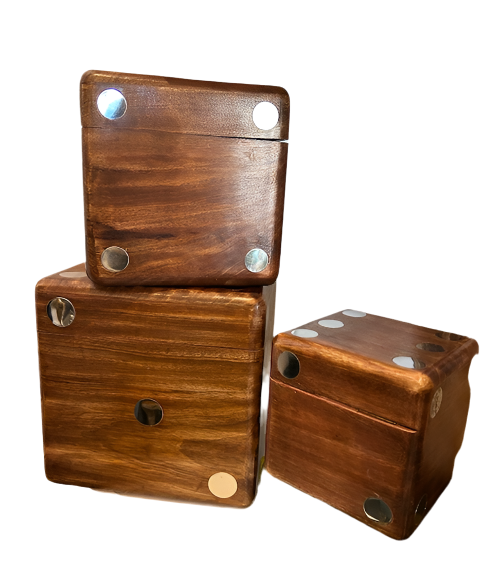 A Sanoma Wooden Treasure Box S/3