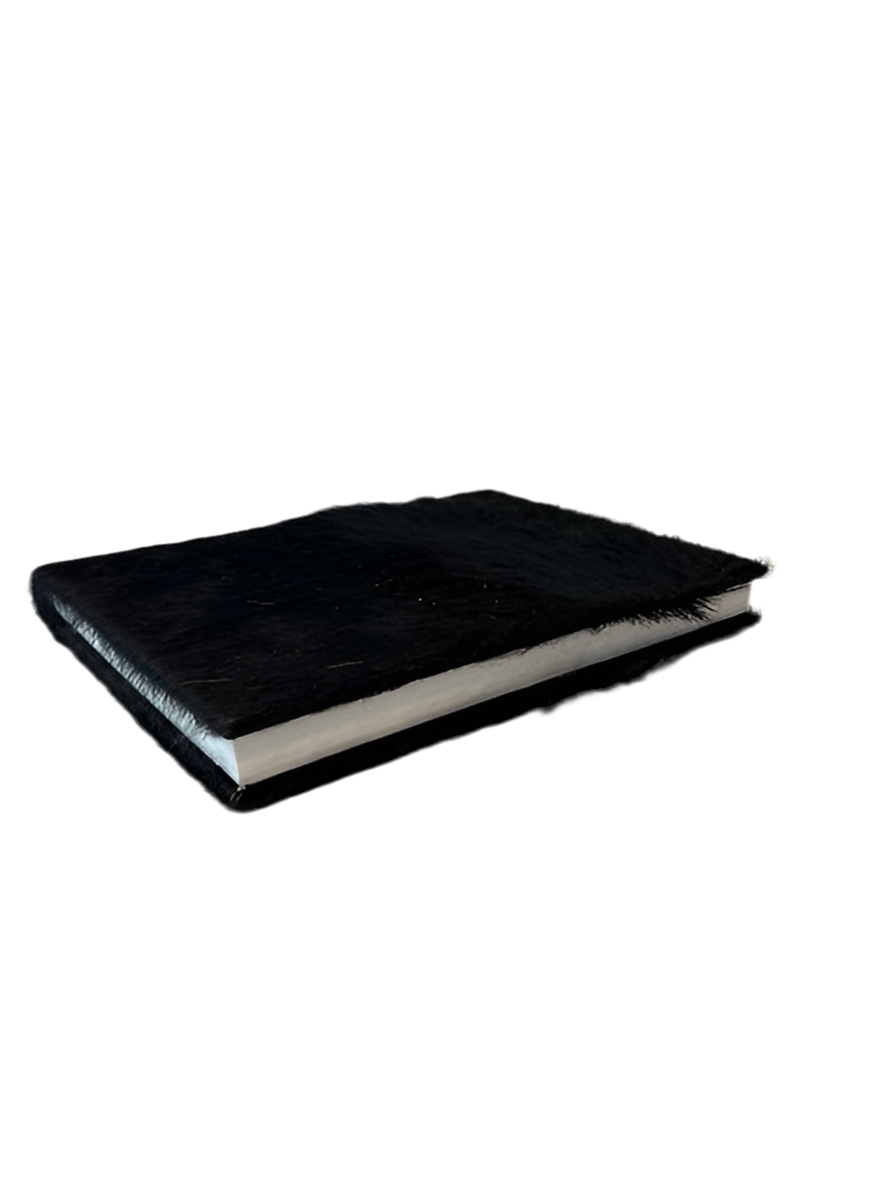 Go Home Sketchbook Blk/Tri Cowhide Lg