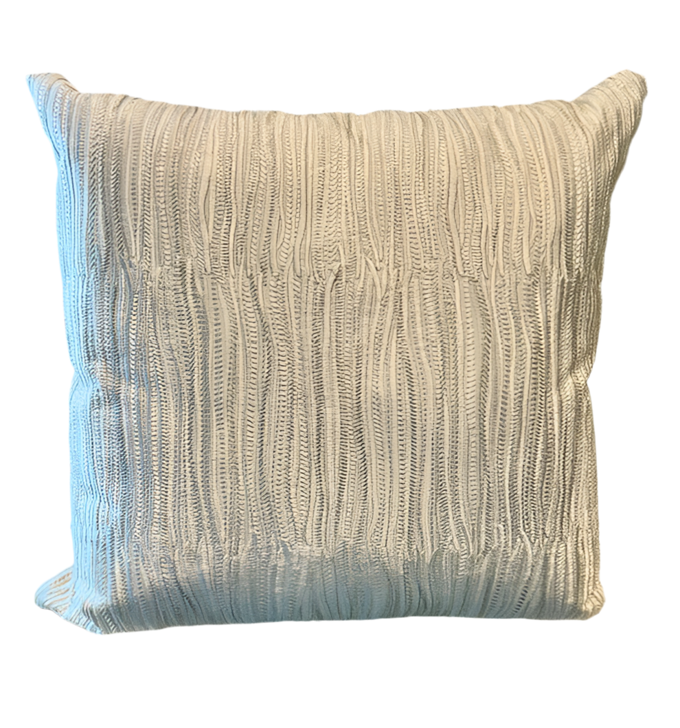 Q Squared Donghia Tight Rope Pearl 22x22