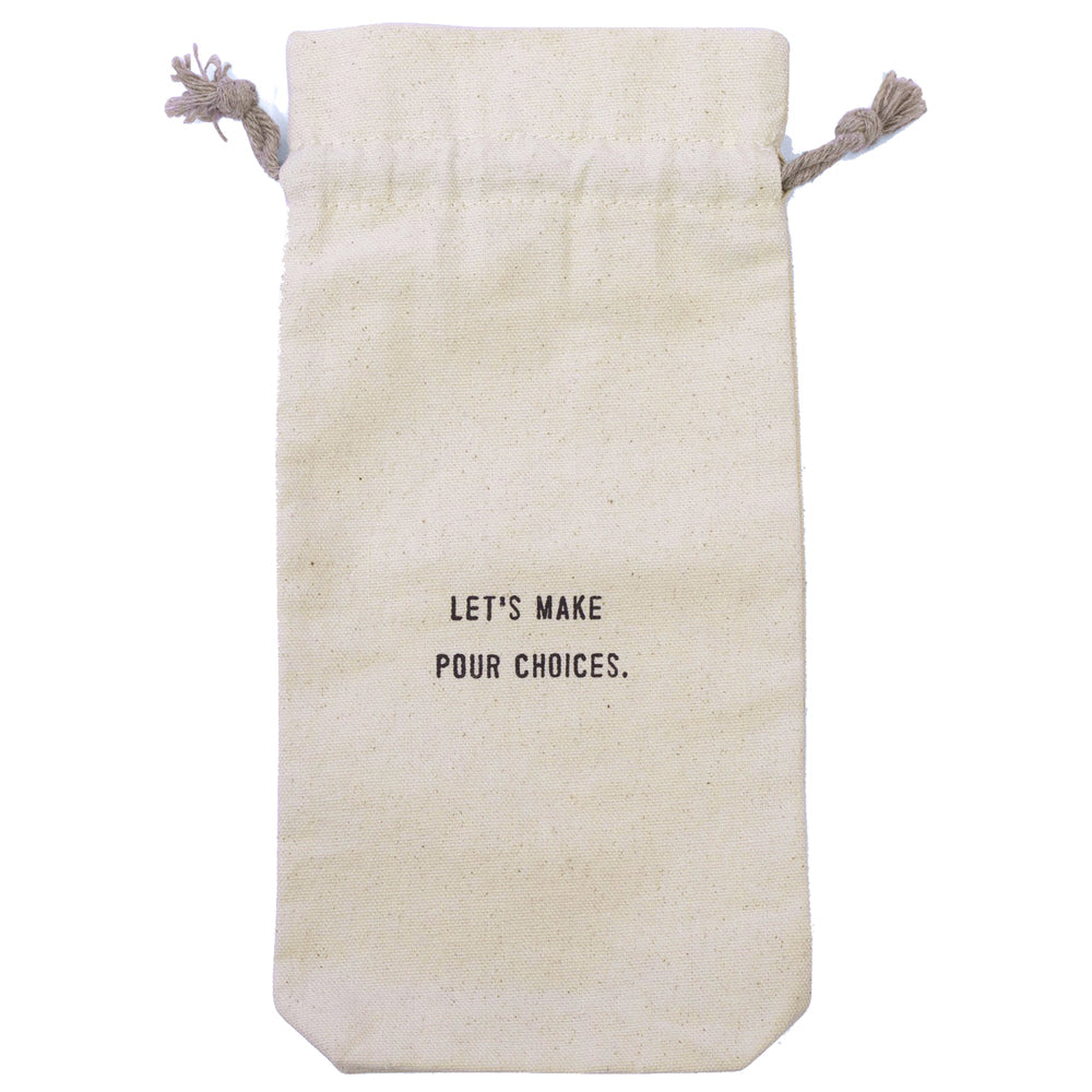Sugarboo Let’s Make Pour Choices Wine Bag