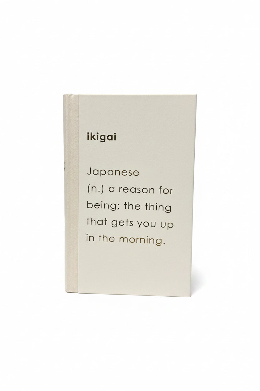E Law Gold Aesthetic Word Ikigai Cream