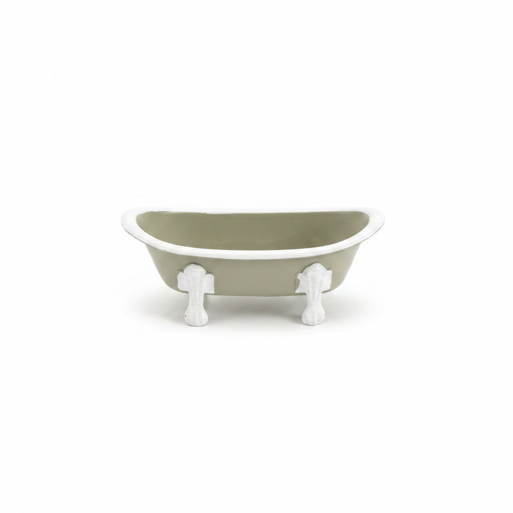 Smoky Mountain Soaps Dish Taupe/Wh Trim