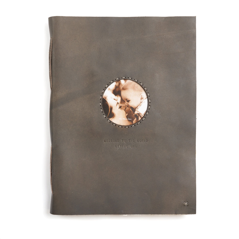 Sugarboo Welcome/World Leather Photo Album Grey