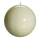 Meloria Ball Candle Medium Cream