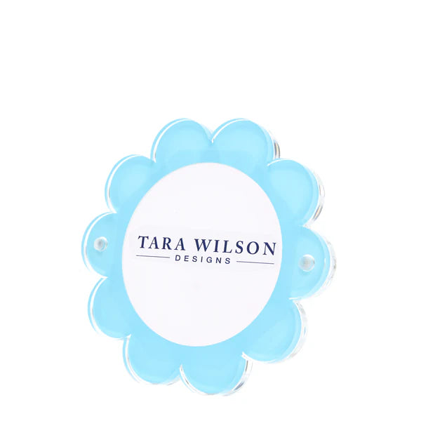 Tara Wilson Daisy Frame - Pastel Blue