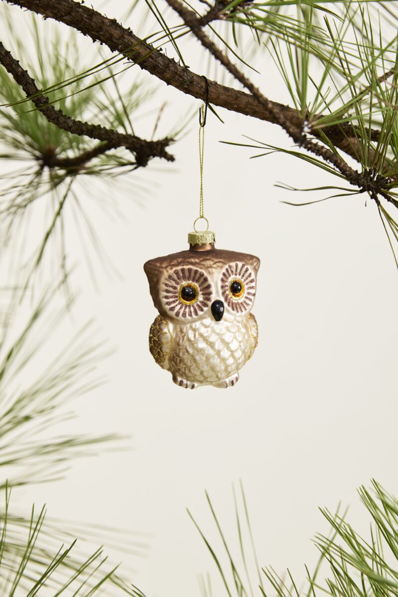 Accent Tawny Owl Ornament
