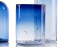 Dimple Vase - Steel Blue