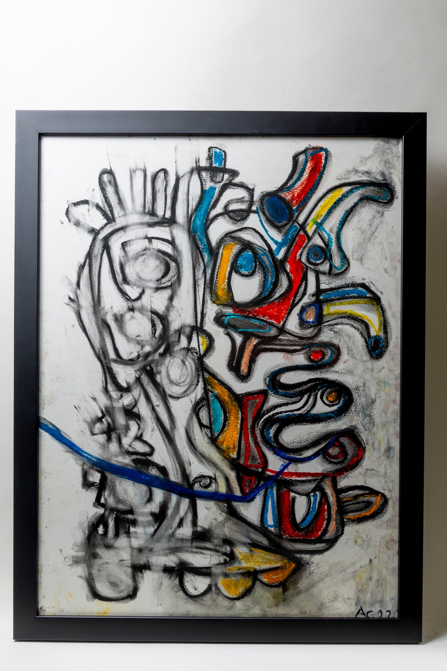 Cook Teal/Red Abstract