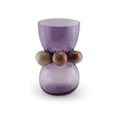 VMitrani Tiffany Vase - Dark Violet