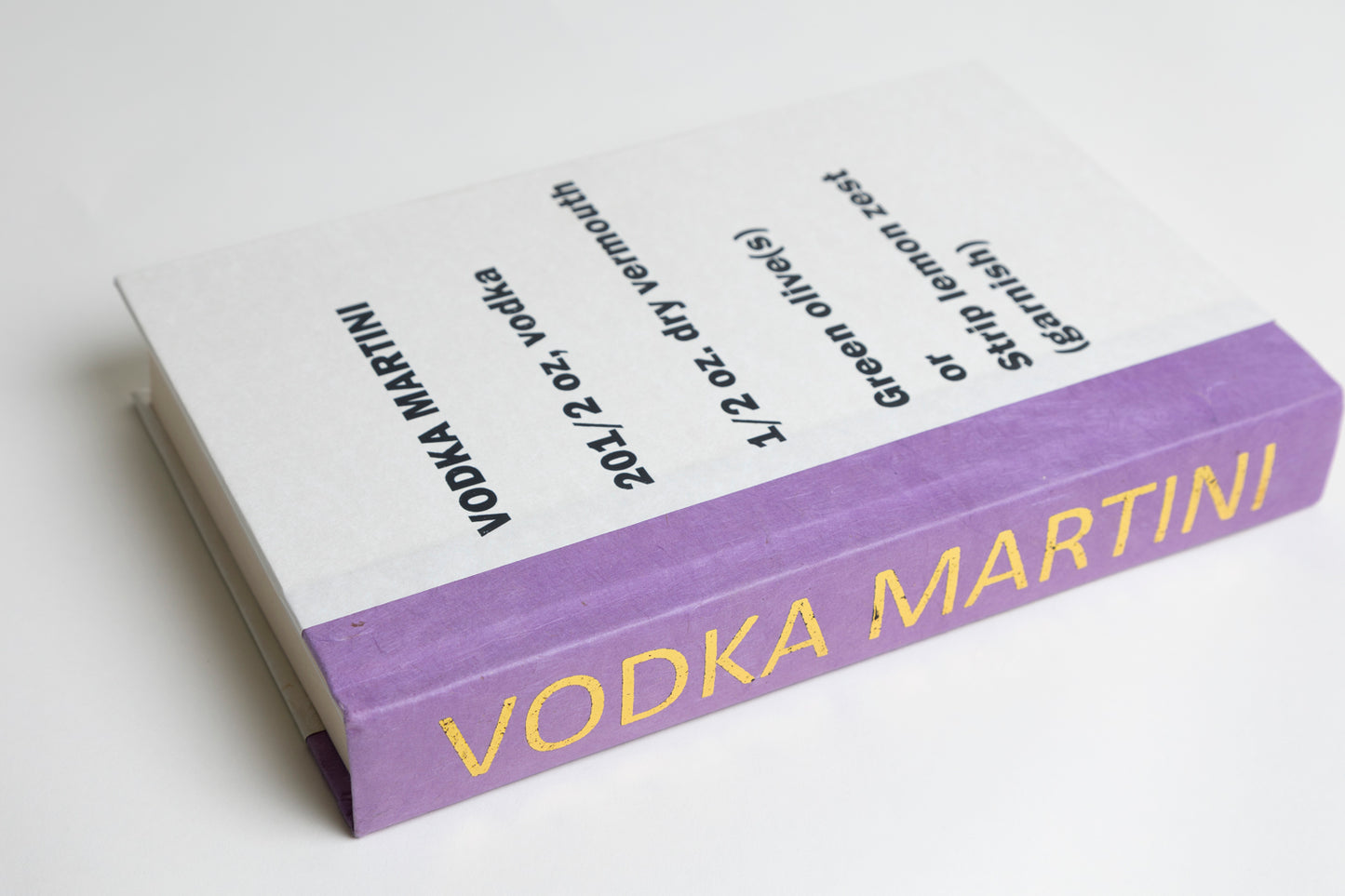 Mixology Book - Lilac/Vodka Martini