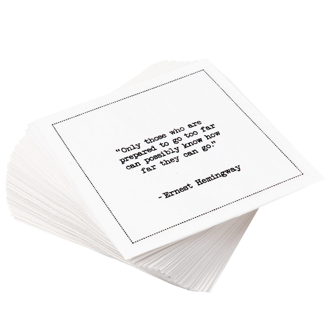 Five Star Napkins - Hemingway Quotes